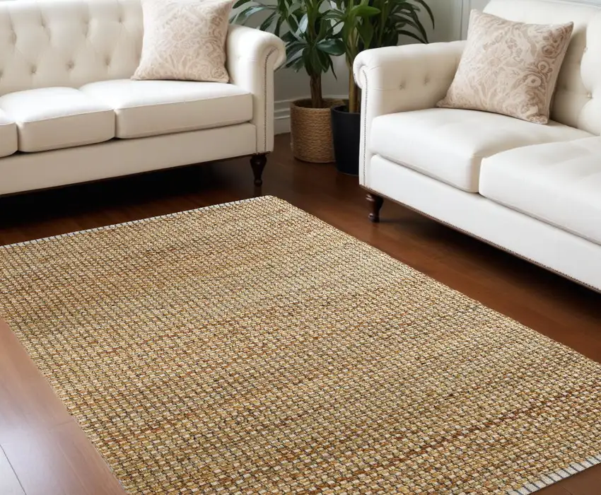 Natural Hand Woven Area Rug Photo 1
