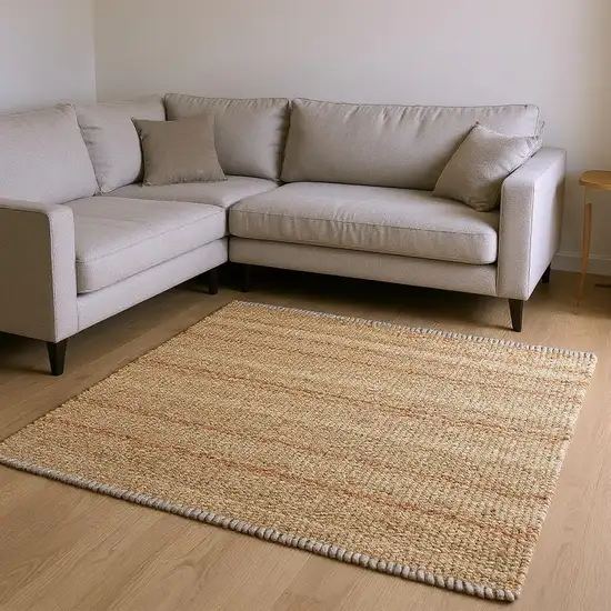 Natural Jute Hand Woven Area Rug Photo 2