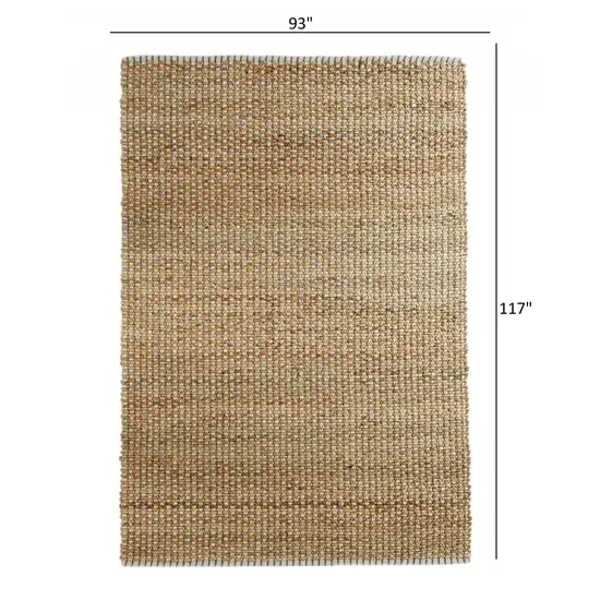 Natural Braided Jute Area Rug Photo 3