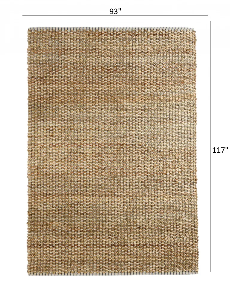 Natural Braided Jute Area Rug Photo 3