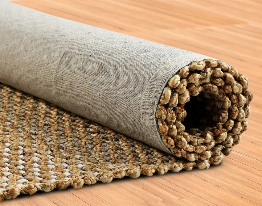Natural Braided Jute Area Rug Photo 6