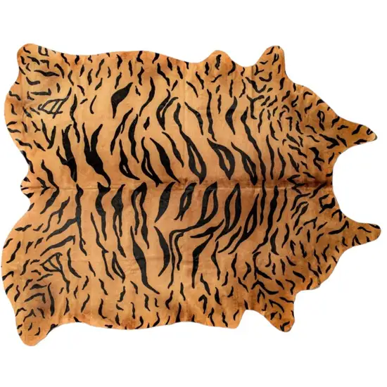 Natural Cowhide Animal Print Handmade Area Rug Photo 2
