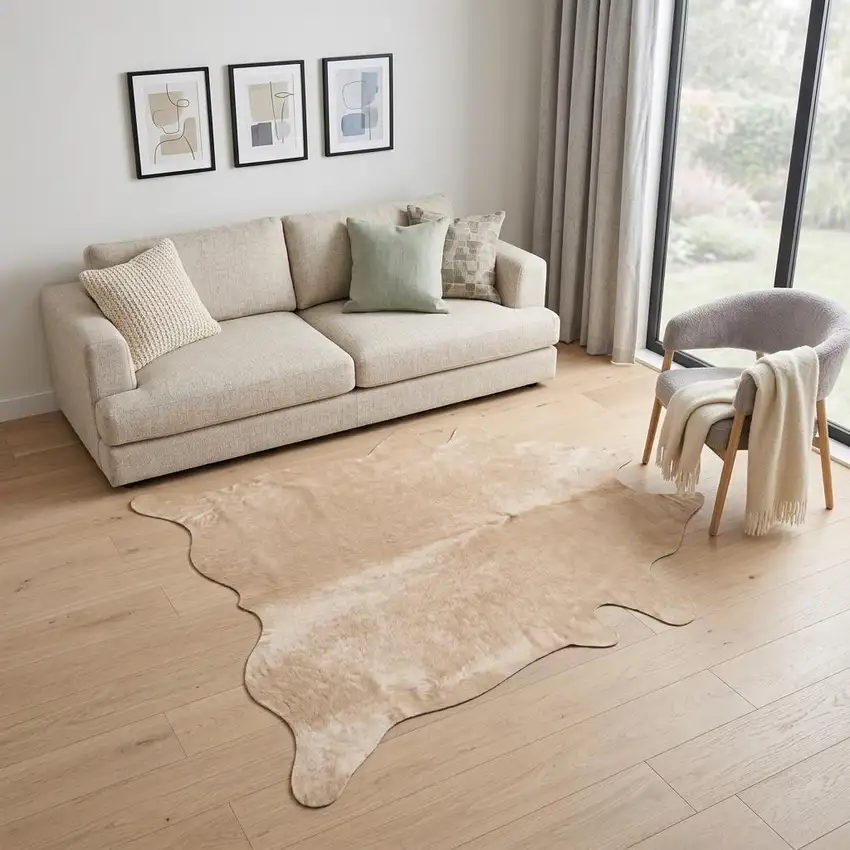 Natural Cowhide Area Rug Photo 1