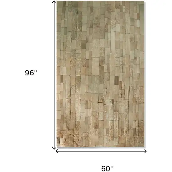 Natural Cowhide Patchwork Area Rug Photo 6