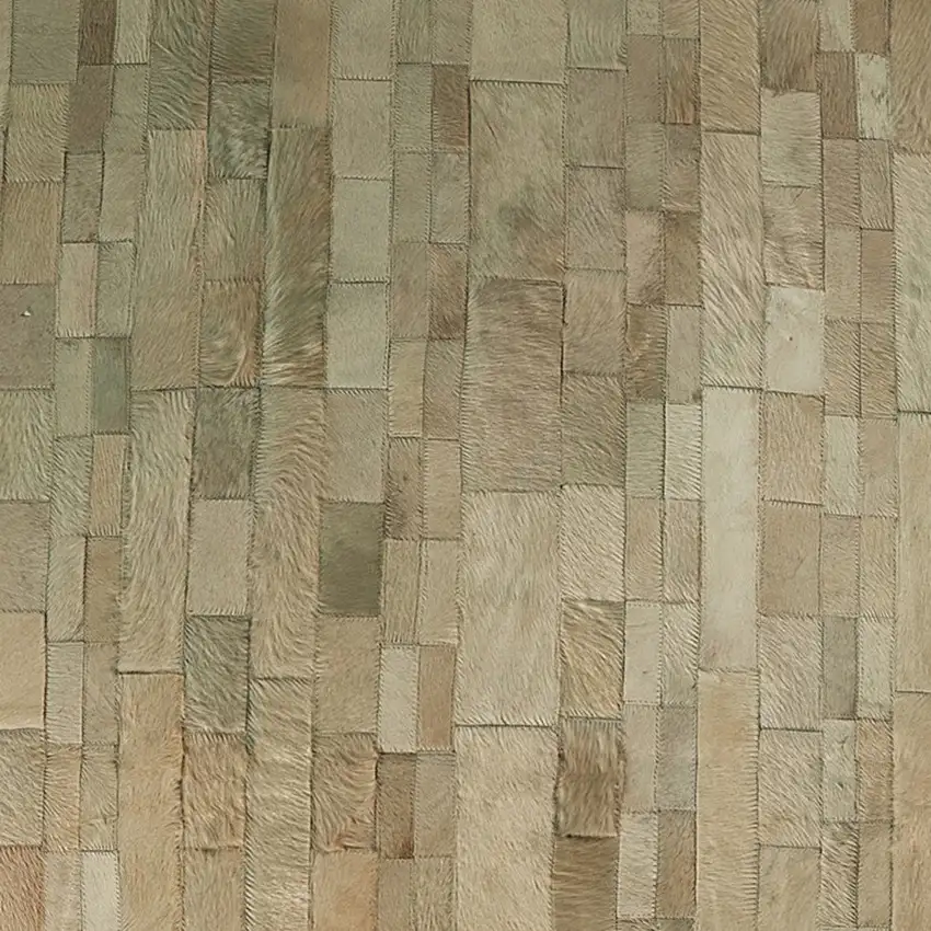 Natural Cowhide Patchwork Area Rug Photo 7