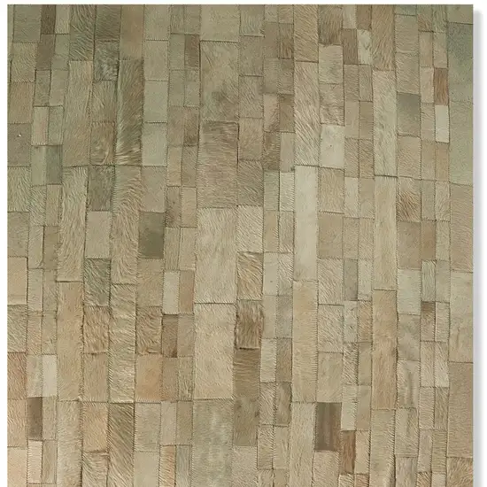 Natural Cowhide Patchwork Area Rug Photo 4