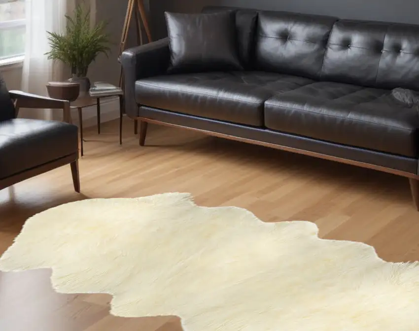 Natural Animal Print Area Rug Photo 2