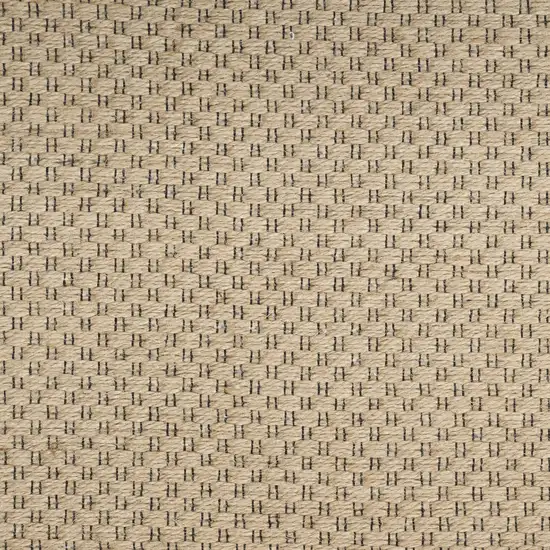 Natural Flatweave Non Skid Area Rug With Fringe Photo 7