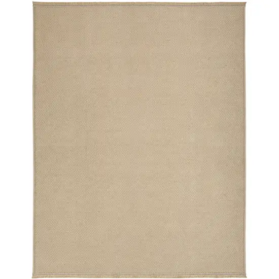 Natural Flatweave Non Skid Area Rug With Fringe Photo 1