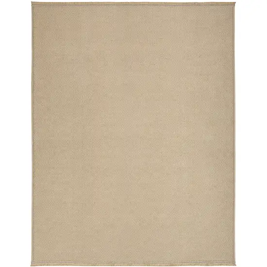Natural Flatweave Non Skid Area Rug With Fringe Photo 2