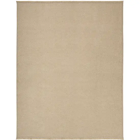 Natural Flatweave Non Skid Area Rug With Fringe Photo 4