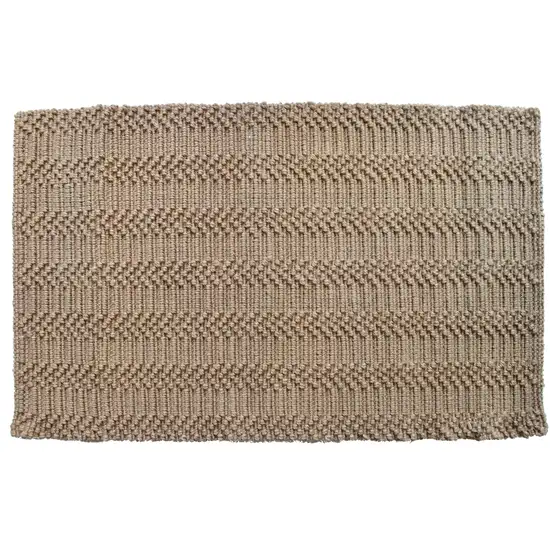 Natural Jute Abstract Hand Woven Area Rug Photo 4