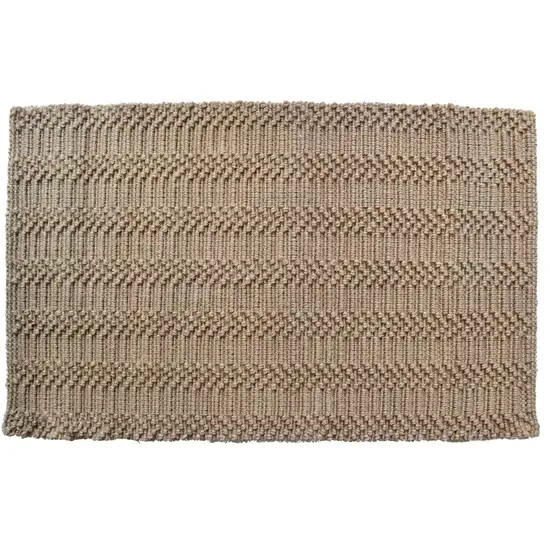 Natural Jute Abstract Hand Woven Area Rug Photo 2