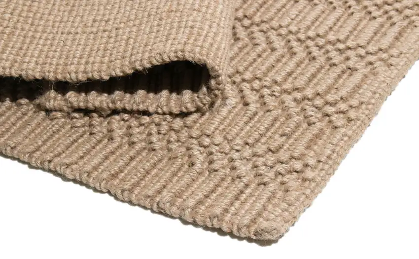 Natural Jute Abstract Hand Woven Area Rug Photo 5