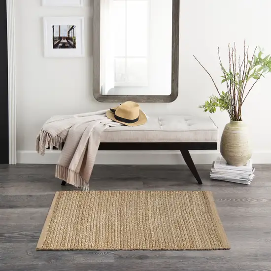 Natural Jute Flatweave Handmade Area Rug Photo 5