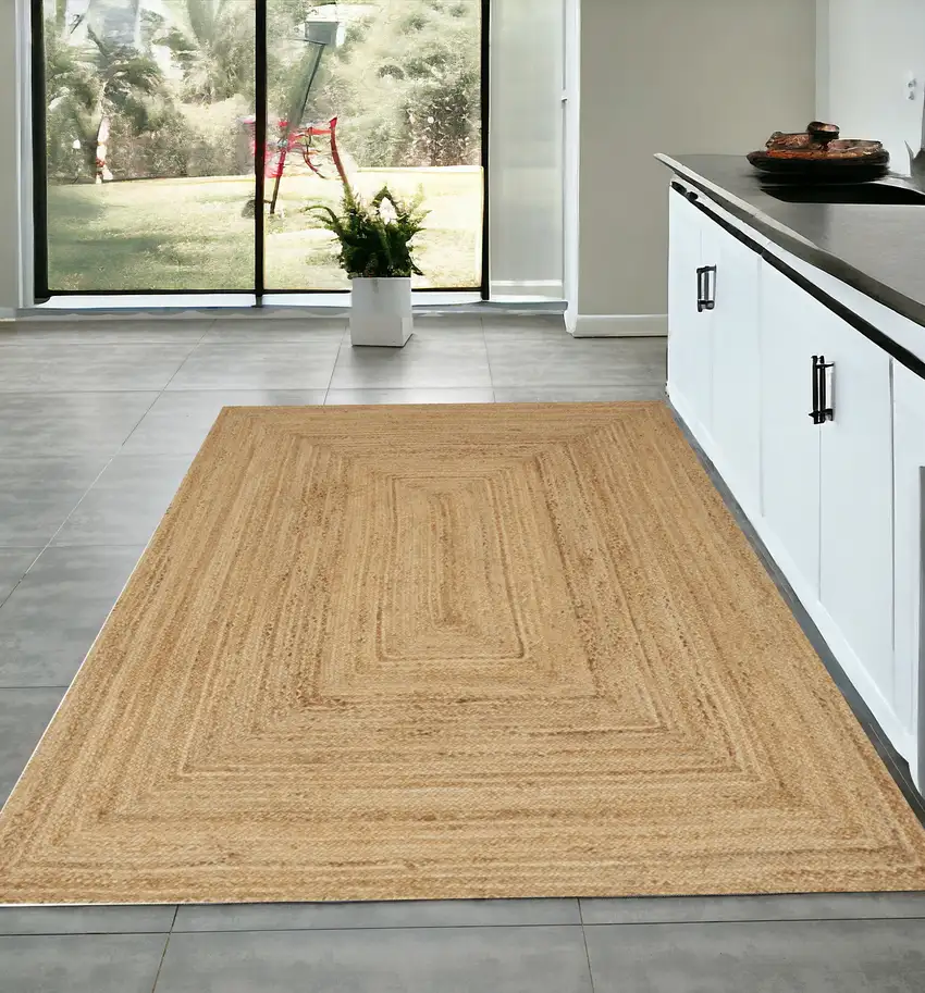 Natural Jute Flatweave Handmade Area Rug Photo 1