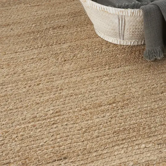Natural Jute Flatweave Handmade Area Rug Photo 9