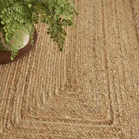 Natural Jute Flatweave Handmade Area Rug Photo 9