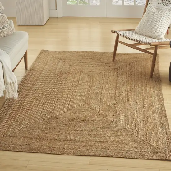 Natural Jute Flatweave Handmade Area Rug Photo 3