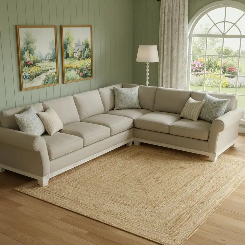 Natural Jute Flatweave Handmade Area Rug Photo 1