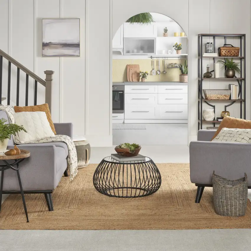 Natural Jute Flatweave Handmade Area Rug Photo 6