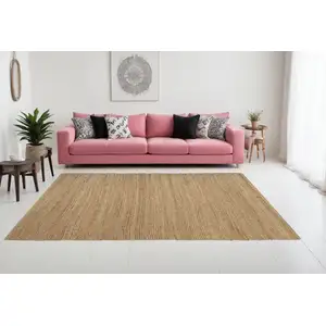 Photo of Natural Jute Flatweave Handmade Area Rug