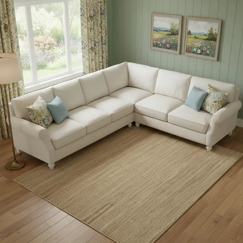 Natural Jute Flatweave Handmade Area Rug Photo 1