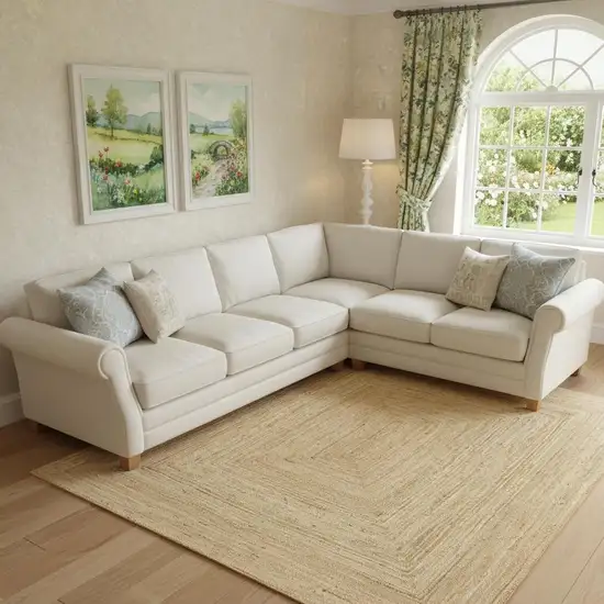 Natural Jute Flatweave Handmade Area Rug Photo 1