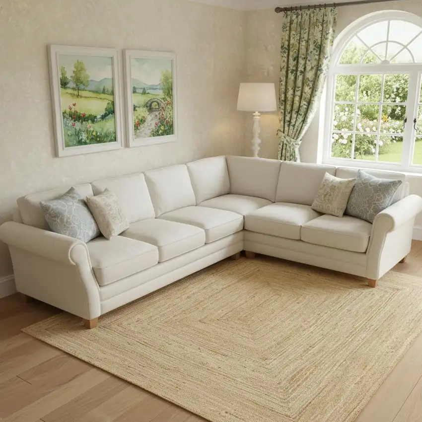 Natural Jute Flatweave Handmade Area Rug Photo 1