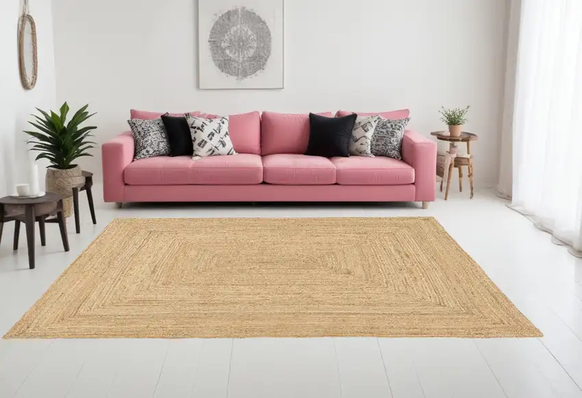 Natural Jute Flatweave Handmade Area Rug Photo 1