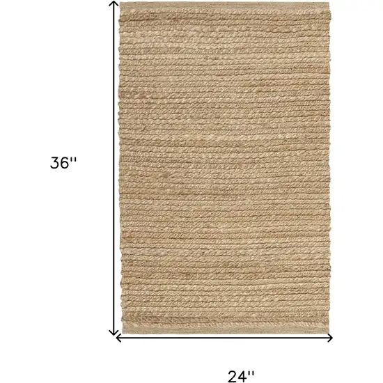 Natural Jute Flatweave Handmade Area Rug Photo 9