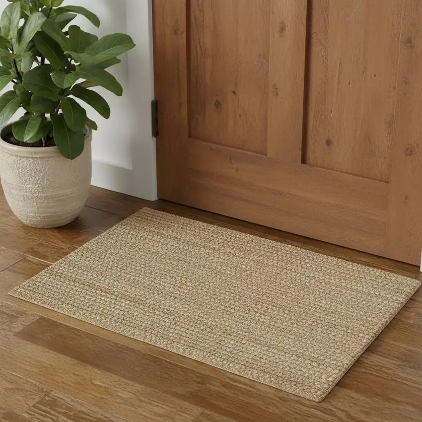 Natural Jute Flatweave Handmade Area Rug Photo 1