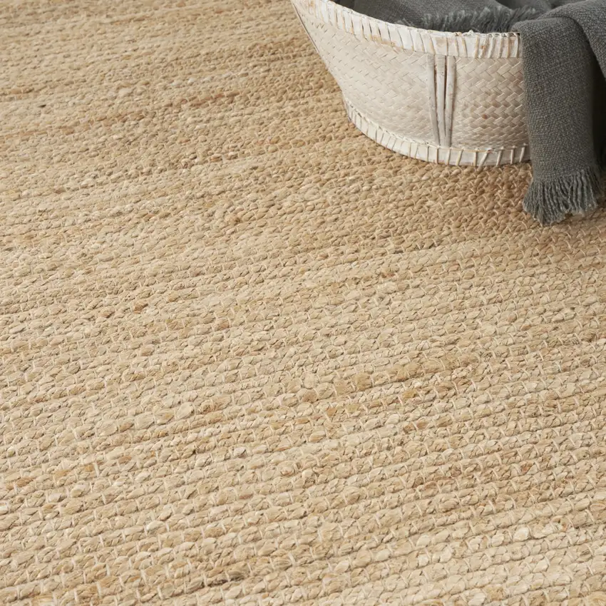Natural Jute Flatweave Handmade Area Rug Photo 8