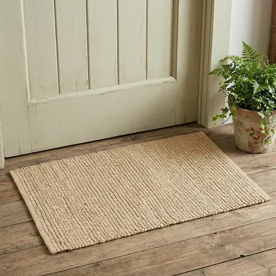 Natural Jute Flatweave Handmade Area Rug Photo 1