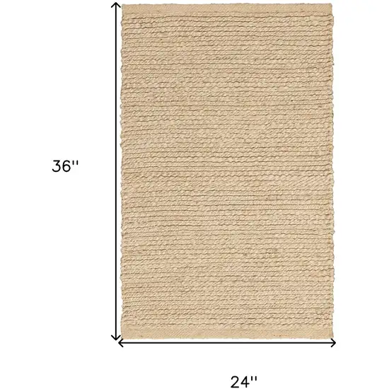 Natural Jute Flatweave Handmade Area Rug Photo 3