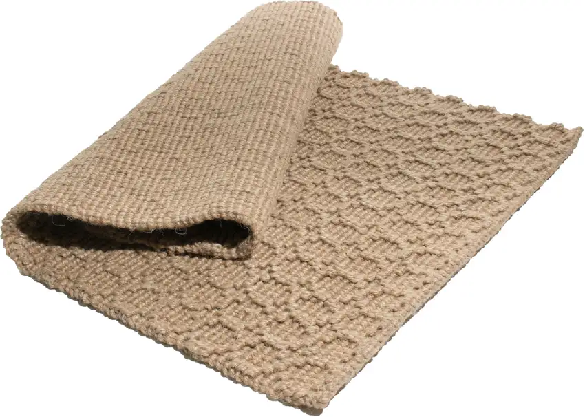 Natural Jute Geometric Hand Woven Area Rug Photo 5