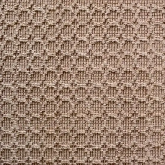 Natural Jute Geometric Hand Woven Area Rug Photo 3