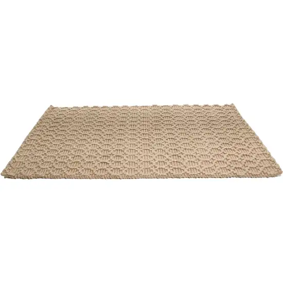 Natural Jute Geometric Hand Woven Area Rug Photo 4