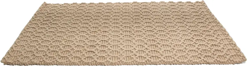 Natural Jute Geometric Hand Woven Area Rug Photo 4