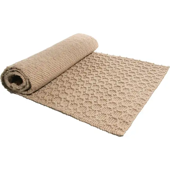 Natural Jute Geometric Hand Woven Area Rug Photo 4