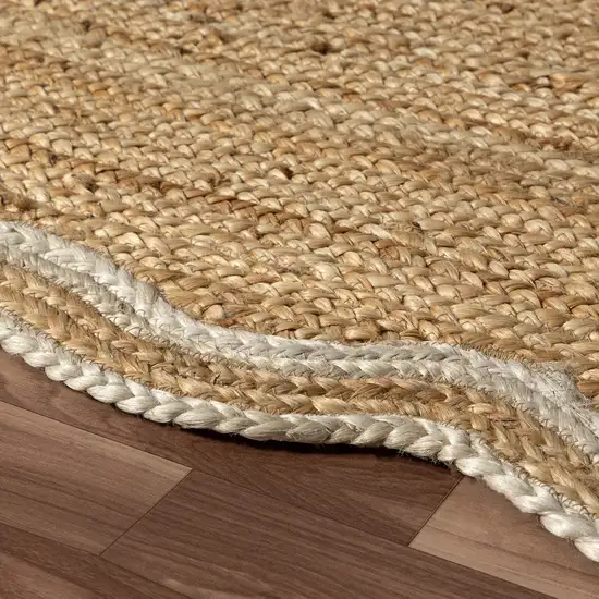 Natural Jute Hand Braided Area Rug Photo 5