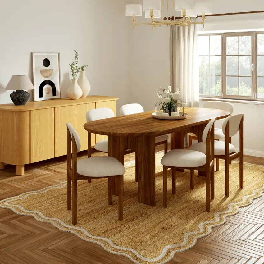 Natural Jute Hand Braided Area Rug Photo 4