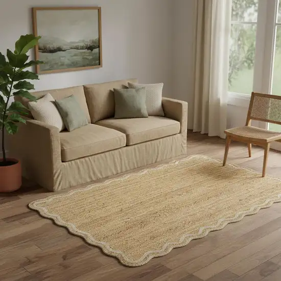 Natural Jute Hand Braided Area Rug Photo 1