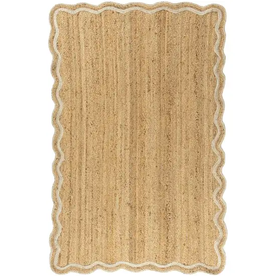 Natural Jute Hand Braided Area Rug Photo 2
