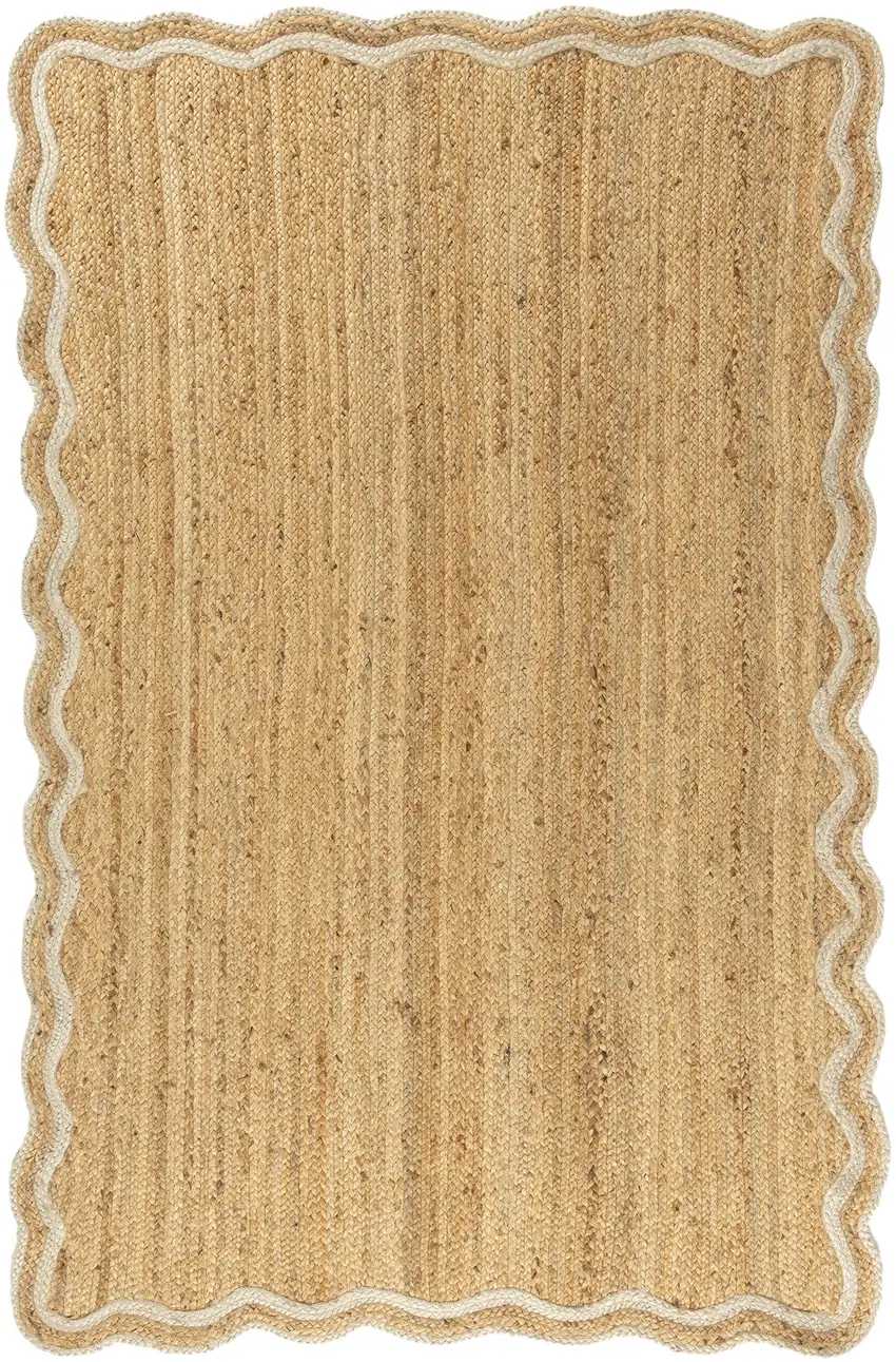 Natural Jute Hand Braided Area Rug Photo 2