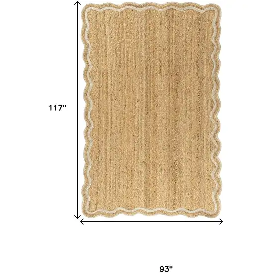 Natural Jute Hand Braided Area Rug Photo 3