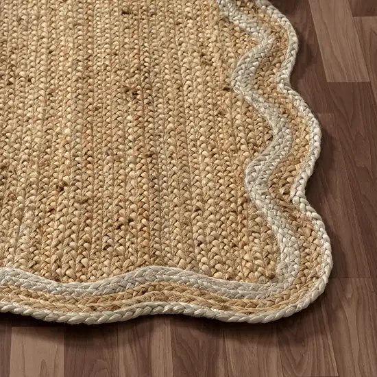 Natural Jute Hand Braided Area Rug Photo 7