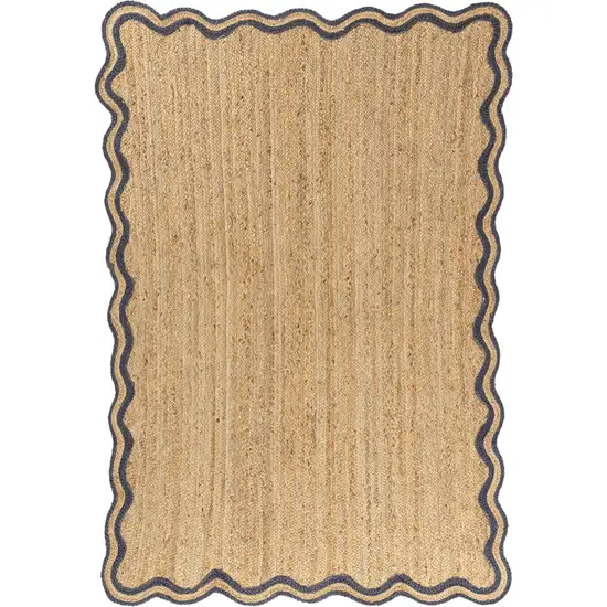 Natural Jute Hand Braided Area Rug Photo 2
