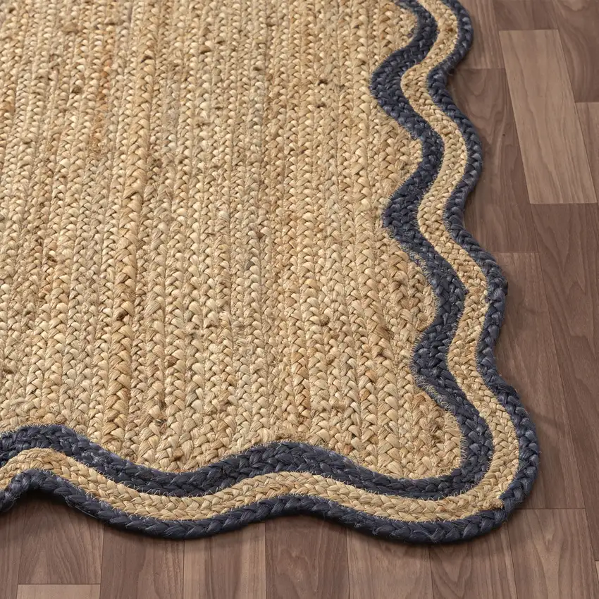 Natural Jute Hand Braided Area Rug Photo 7