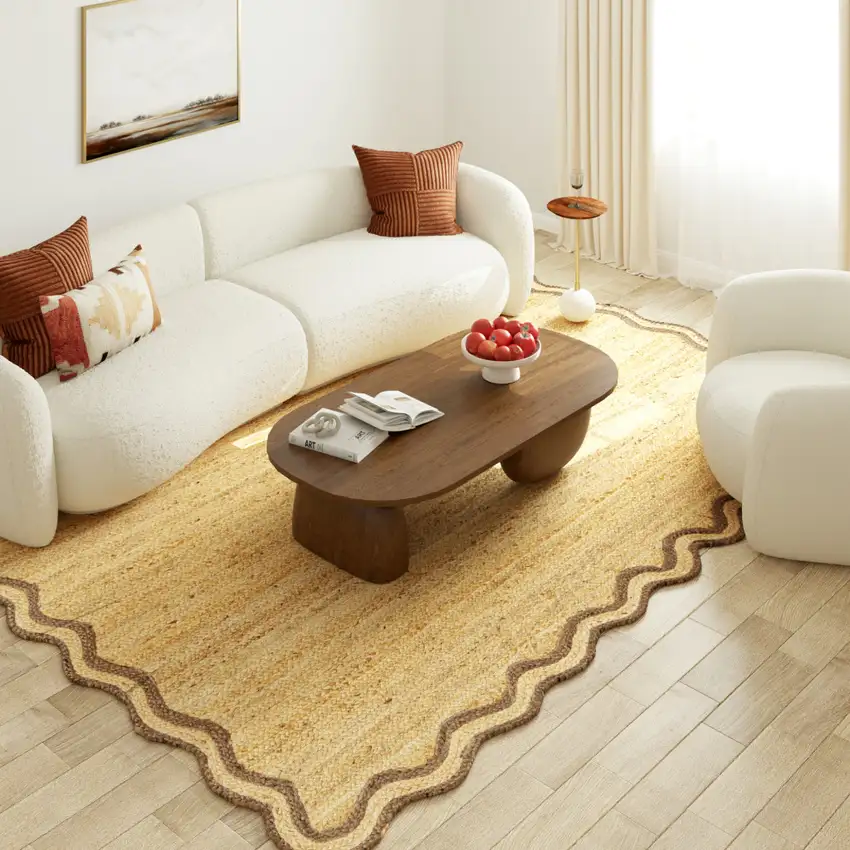 Natural Jute Hand Braided Area Rug Photo 4